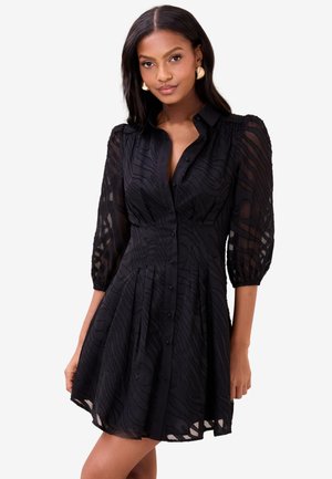 Lipsy, REGULAR FIT - TEXTURED 3/4 SLEEVE - Blousejurk - black