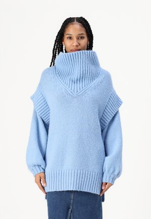 ANDREA  - Strikkegenser - little boy blue