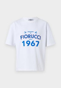 DREAMING PRINT BOXY UNISEX - Tricou cu imprimeu - white