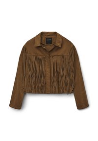 Kunstlederjacke - biscotto