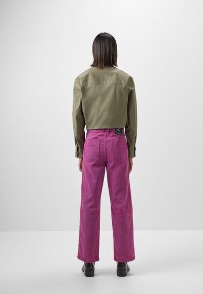 Solid Homme MEN'S PANTS - Τζιν χαλαρής εφαρμογής - pink