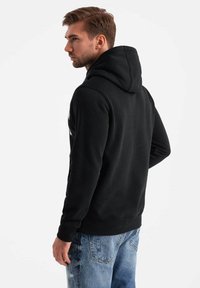 Ombre Jersey con capucha - black