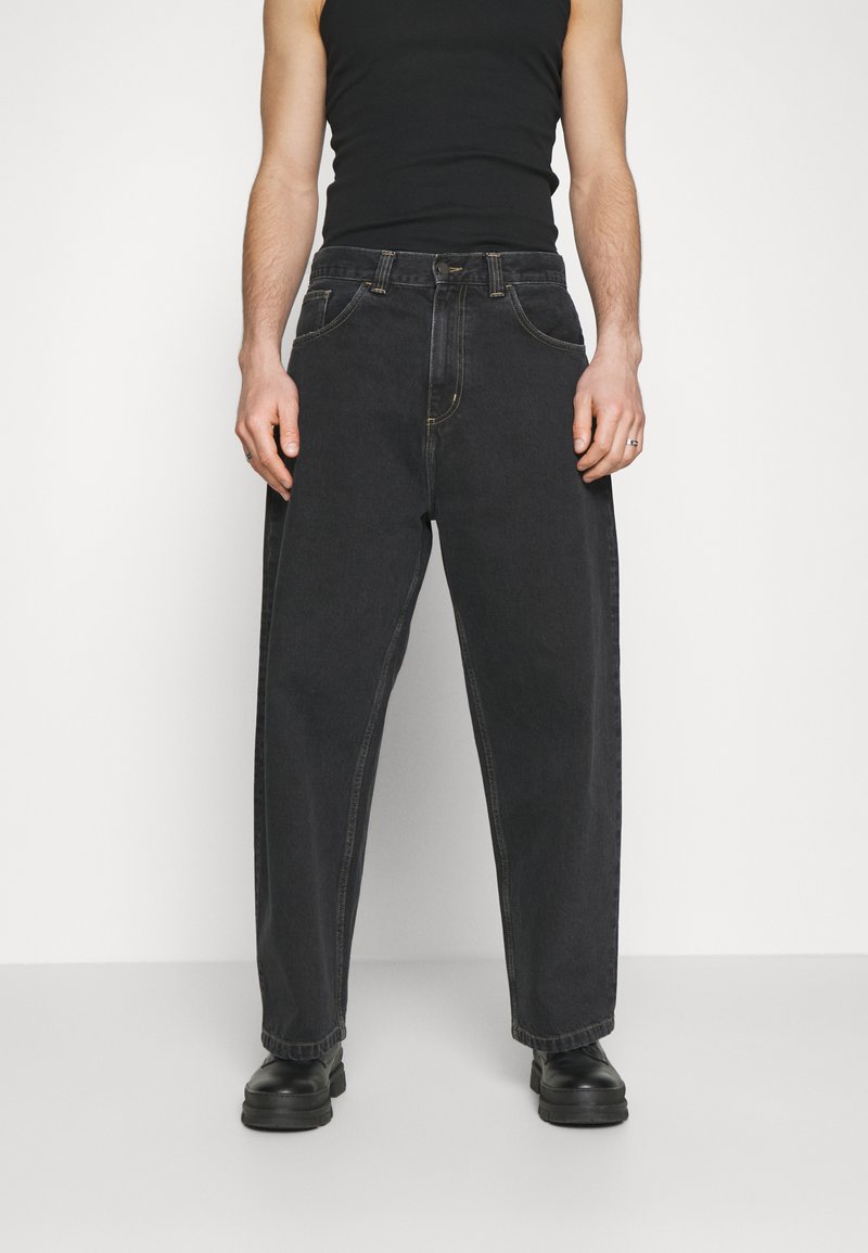 Carhartt WIP BRANDON PANT - Baggy Jeans - black stone washed/black 