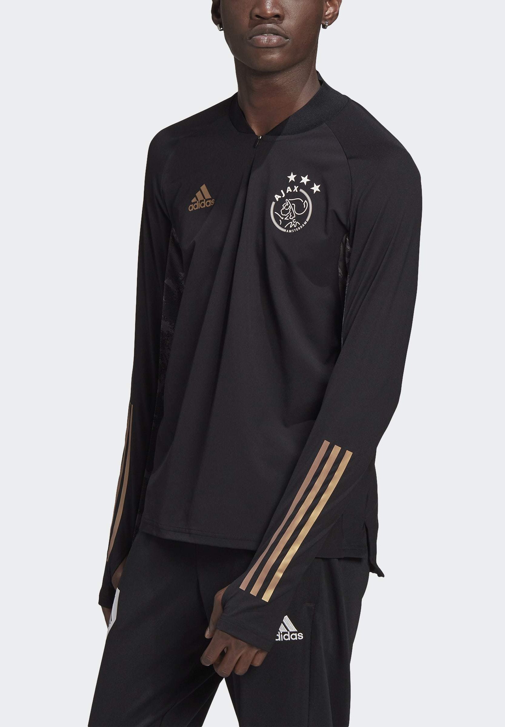 adidas Performance AJAX AMSTERDAM EU SWEATSHIRT - Club wear - black -  Zalando.de