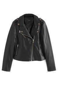 Next BIKER - Jachetă din imitație de piele - black