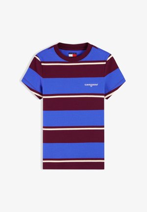 Tommy Jeans, SLIM SCRIPT TEE - T-shirt con stampa - noble blue