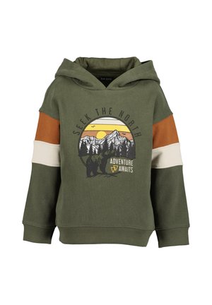 Hoodie - oliv