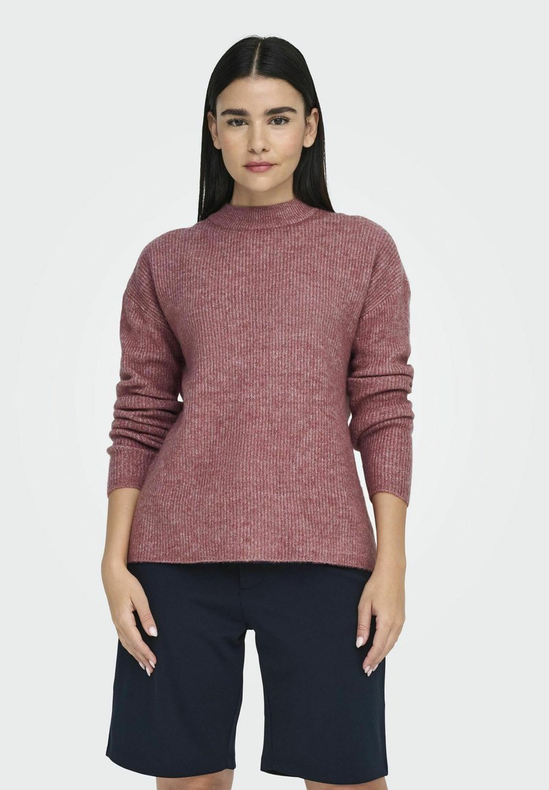 ONLY ONLCAMILLA O NECK - Maglione - crushed berry