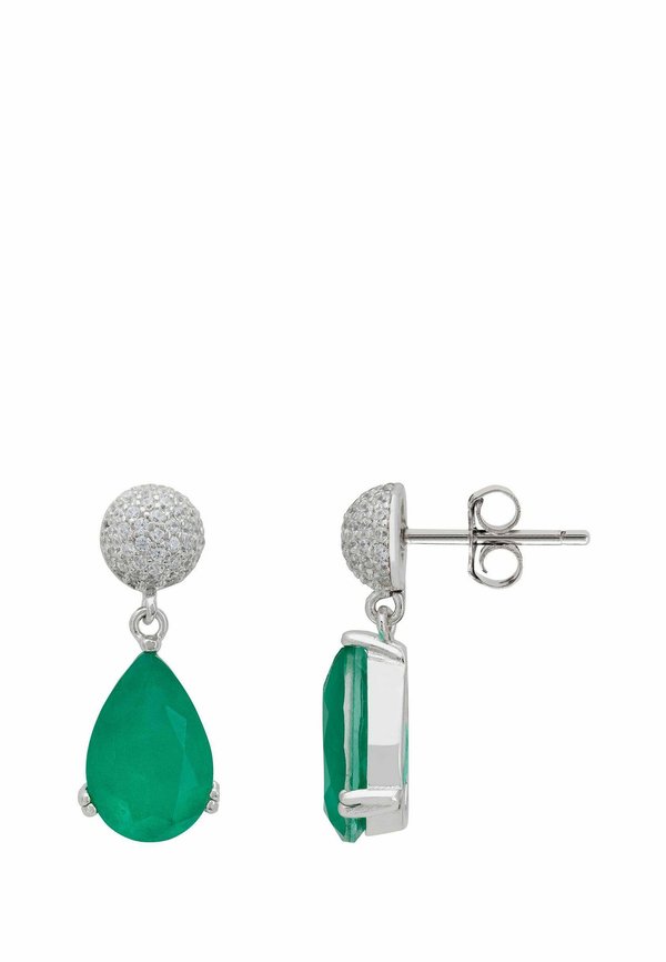 MIA COLOMBIAN EMERALD DROP - Earrings3