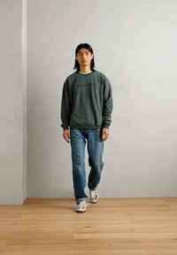 Marc O'Polo DENIM CREW NECK RELAXED - Felpa - teal green