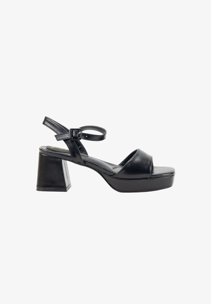 KESLEM Sandalias con plataforma - black