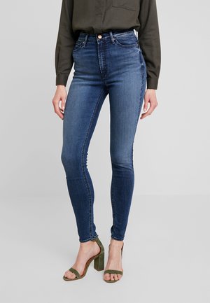 CHRISTINA HIGH - Jeans Skinny Fit - dark-blue denim