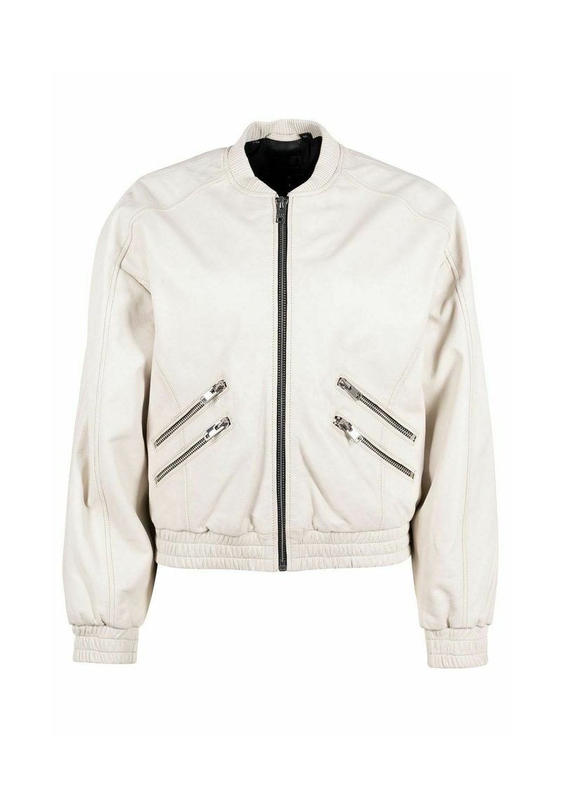 Gipsy G2WHARIET OS - Lederjacke - offwhite