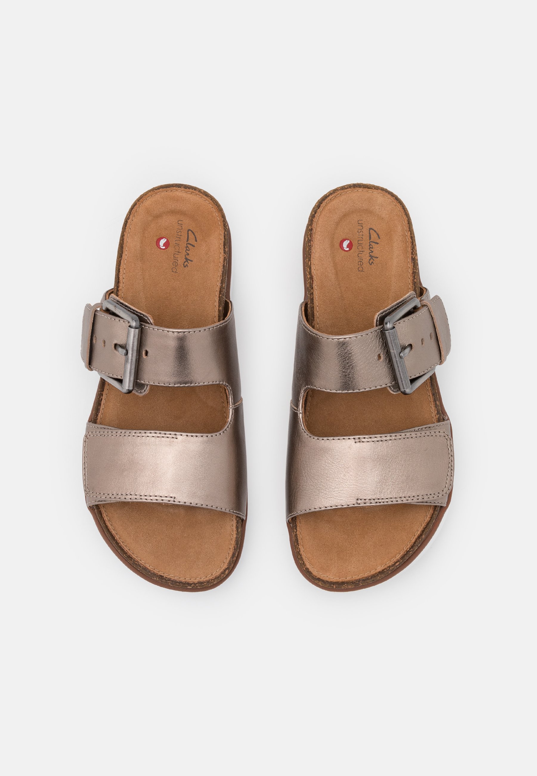 Sandalias planas de tiras para mujer