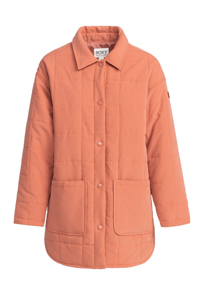 Roxy Halflange jas donkerroze