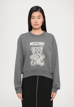 CREW NECK - Mikina - fantasia grigio