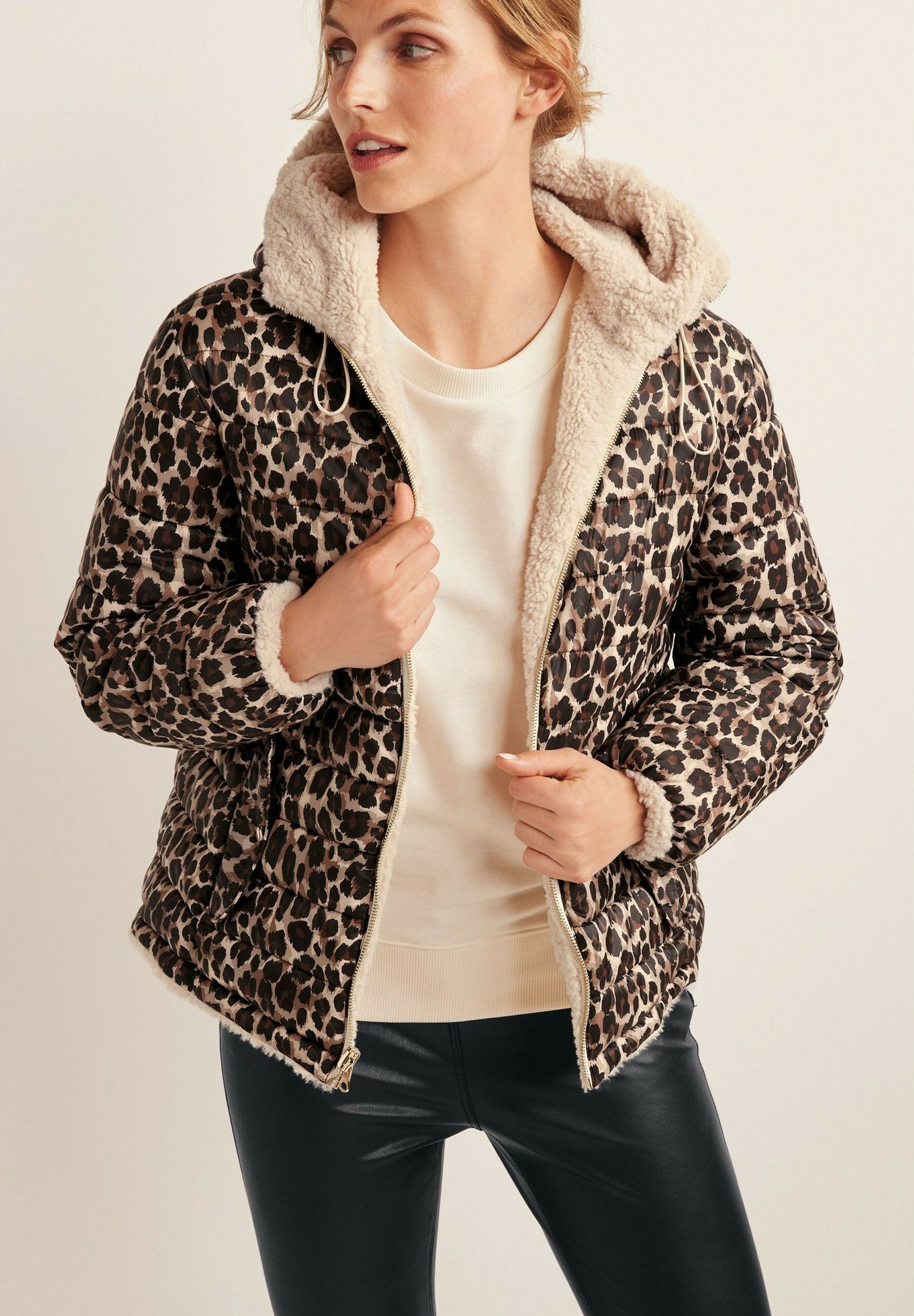 leopard print jacket next