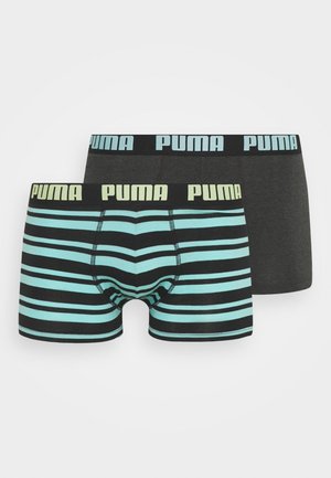 Puma HERITAGE STRIPE 2 PACK - Trunks - blue/black