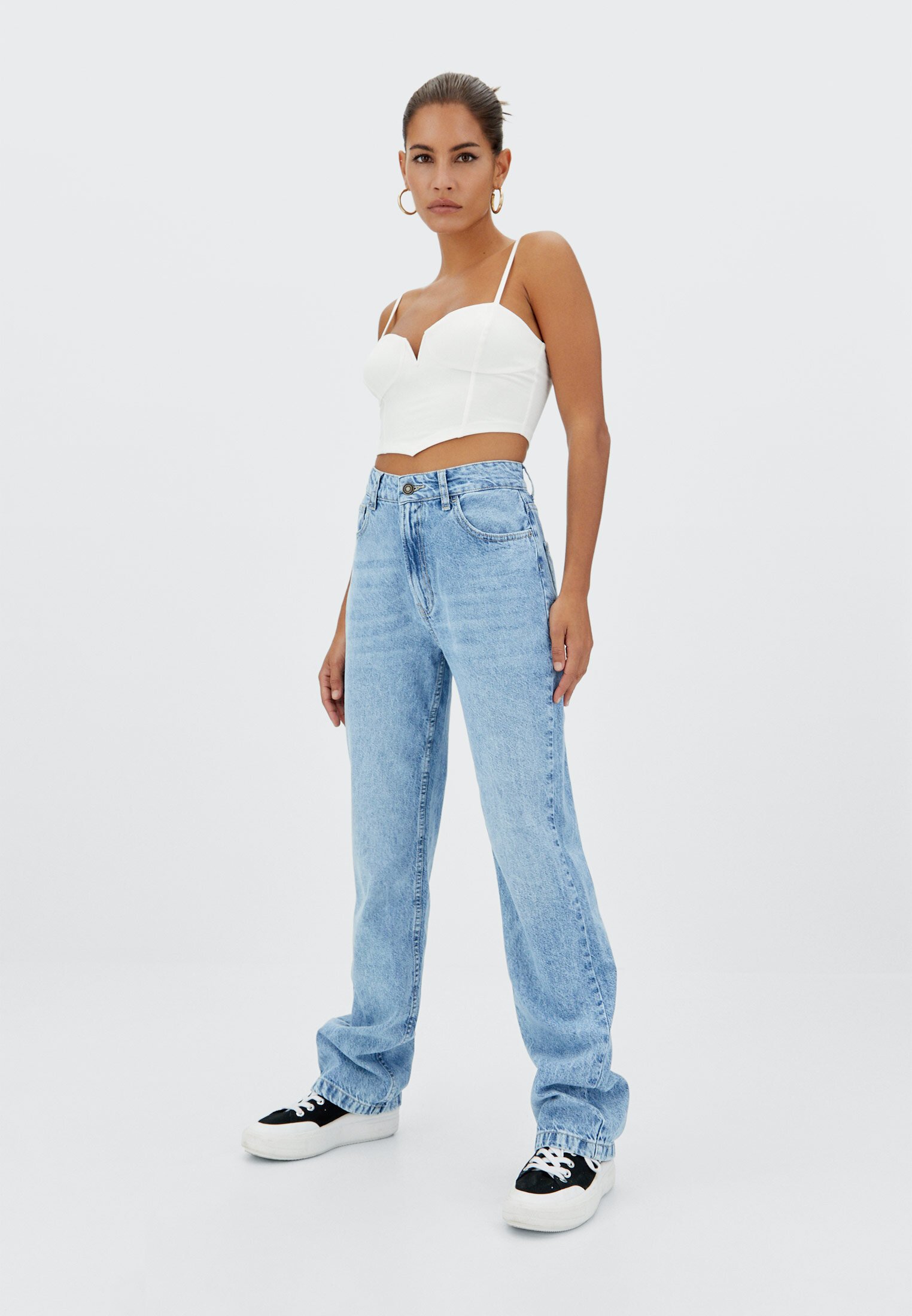 Stradivarius Jeans a sigaretta - light blue/celeste - Zalando.it