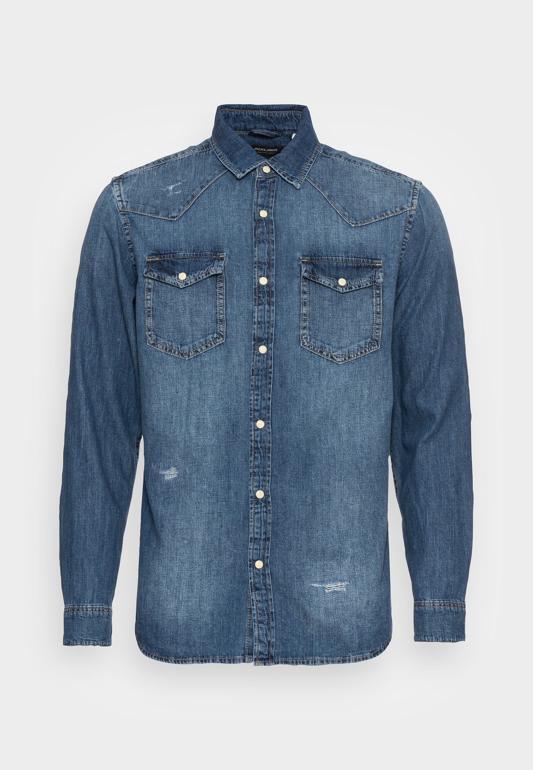 JACK & JONES Jjicreek Kurzarmhemd – Regular Fit, Weiche Baumwolle, Kurzärmlig Für Herren