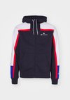 RETRO SPORT FULL ZIP HOODIE TAPE - Sudadera con cremallera - navy/white/red