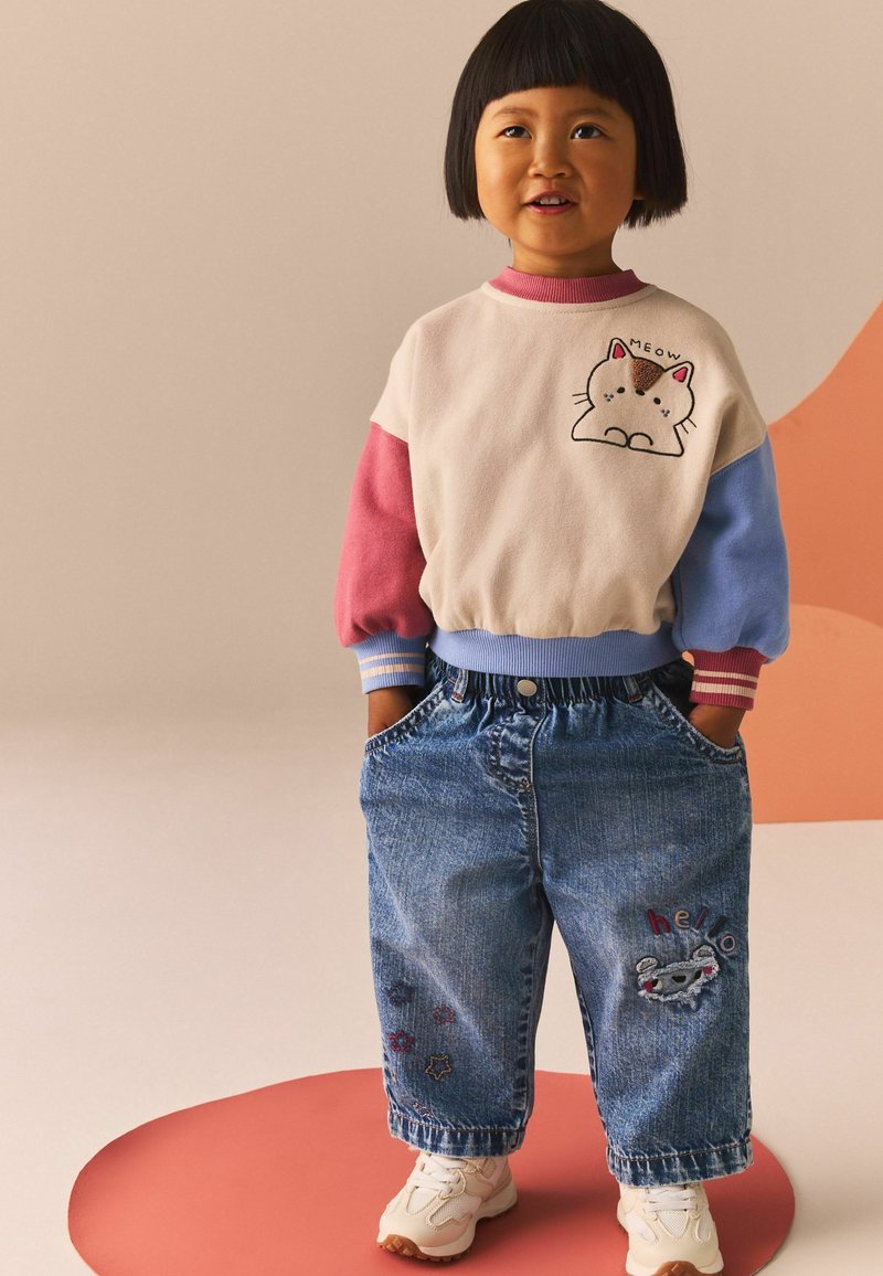Next SET - Džíny Relaxed Fit - denim