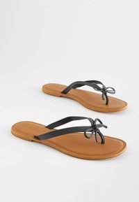 Next FOREVER COMFORT BOW DETAIL REGULAR WIDE FIT - Papuci plajă - navy blue