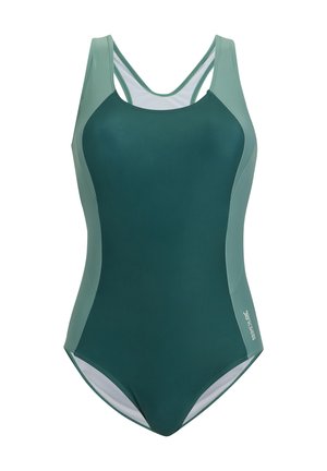Regatta, REGATTA ACTIVE TUMMY CONTROL SWIMMING COSTUME SWIMMING COSTUME - Costume da bagno - mediterranea ivy moss