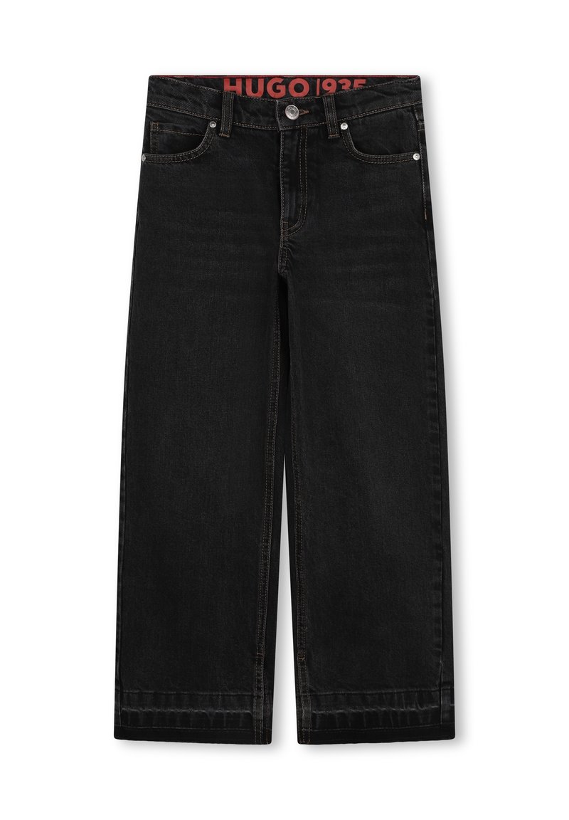 HUGO Kids Relaxed fit jeans zwart
