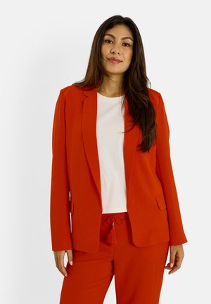 Grain de Malice, VESTE FLUIDE COL TAILLEUR - Blazer - rouge