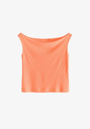 - OPEN NECK  - Viršus - fluro orange