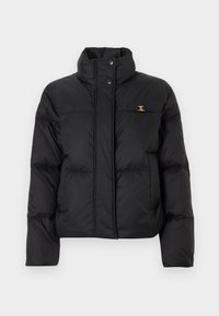 HERITAGE CROPPED PUFFER - Jakna ispunjena paperjem - black