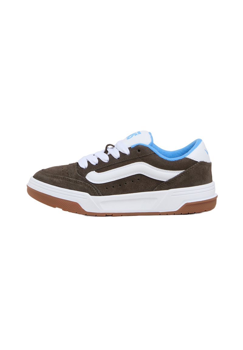 Vans HYLANE - Matalavartiset tennarit - dark brown