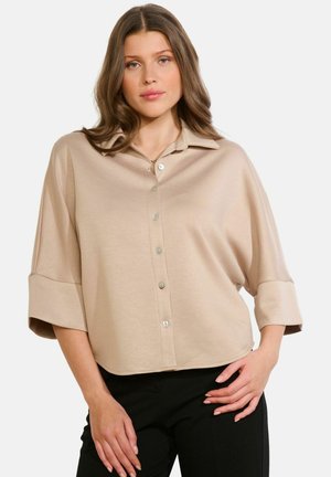 FLUID BUTTONED  - Chemisier - taupe