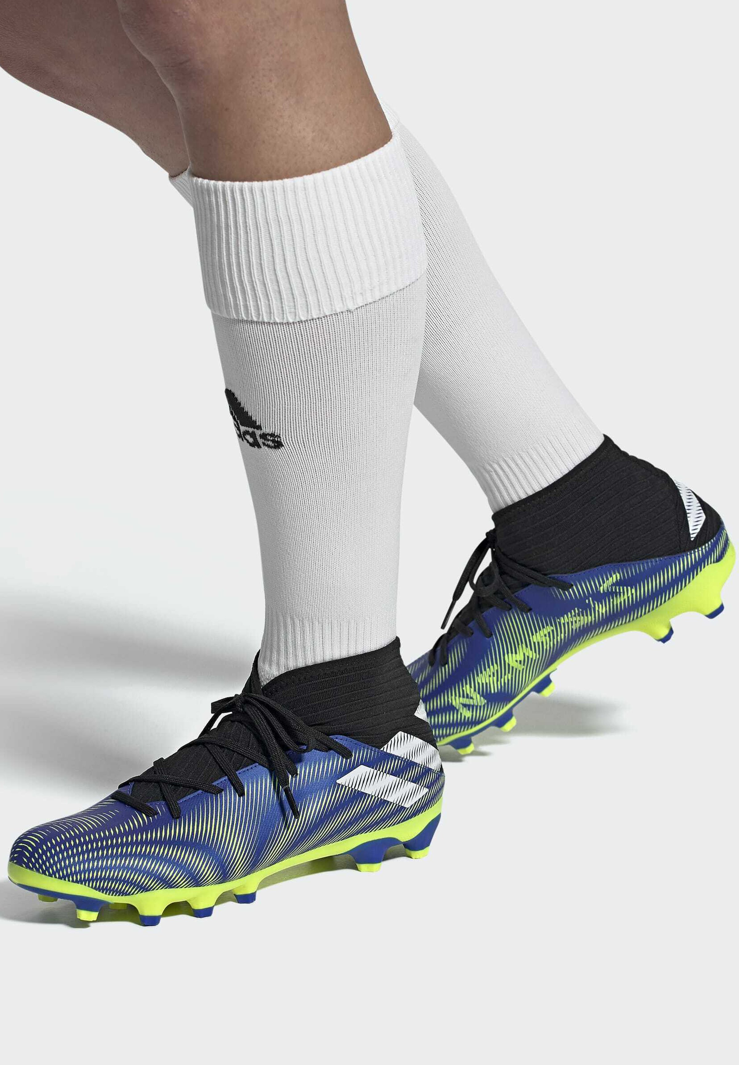 adidas Performance NEMEZIZ.3 MG FUSSBALLSCHUH - Voetbalschoenen met  kunststof noppen - blue/Blauw - Zalando.nl