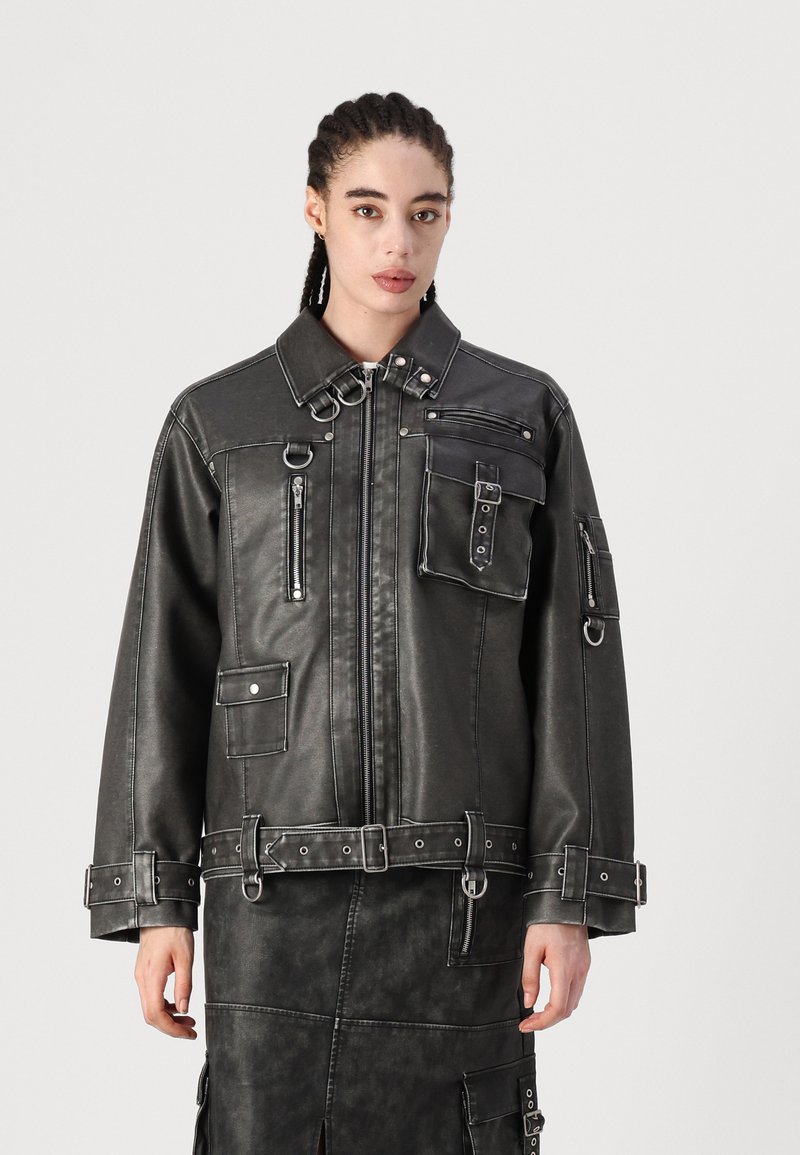 The Ragged Priest ACE JACKET - Imitert skinnjakke - black