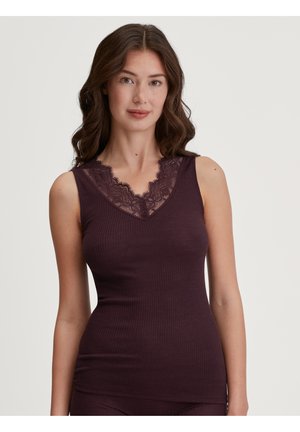 Nachtwäsche Shirt - black cherry