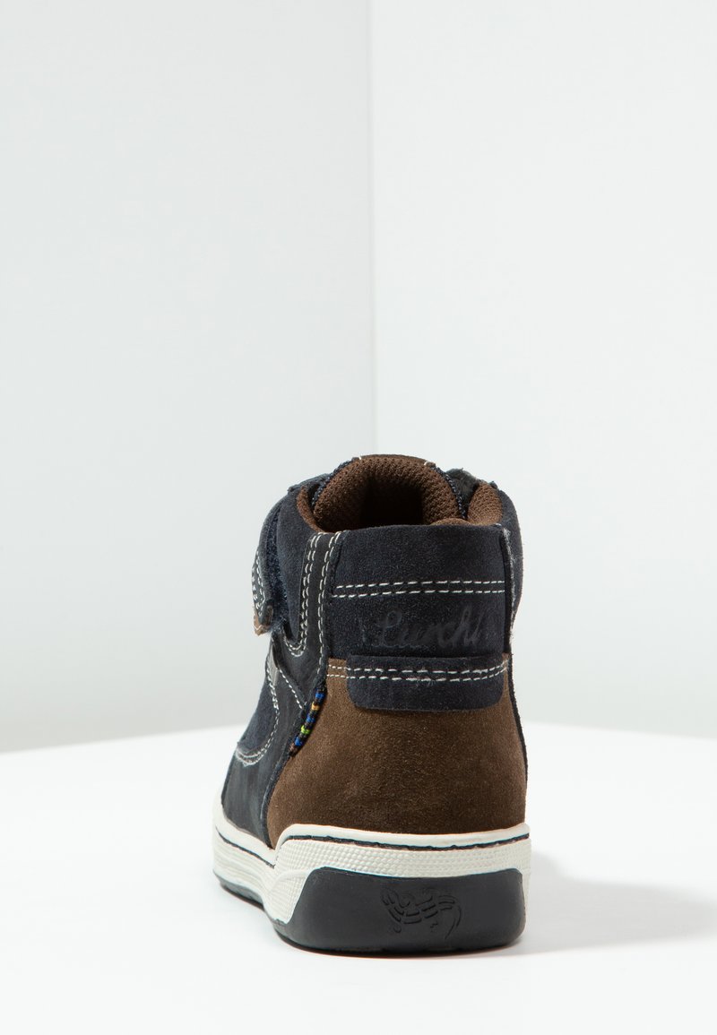 Atlantic Brown Lurchi Boys Barney-Tex Hi-Top Trainers