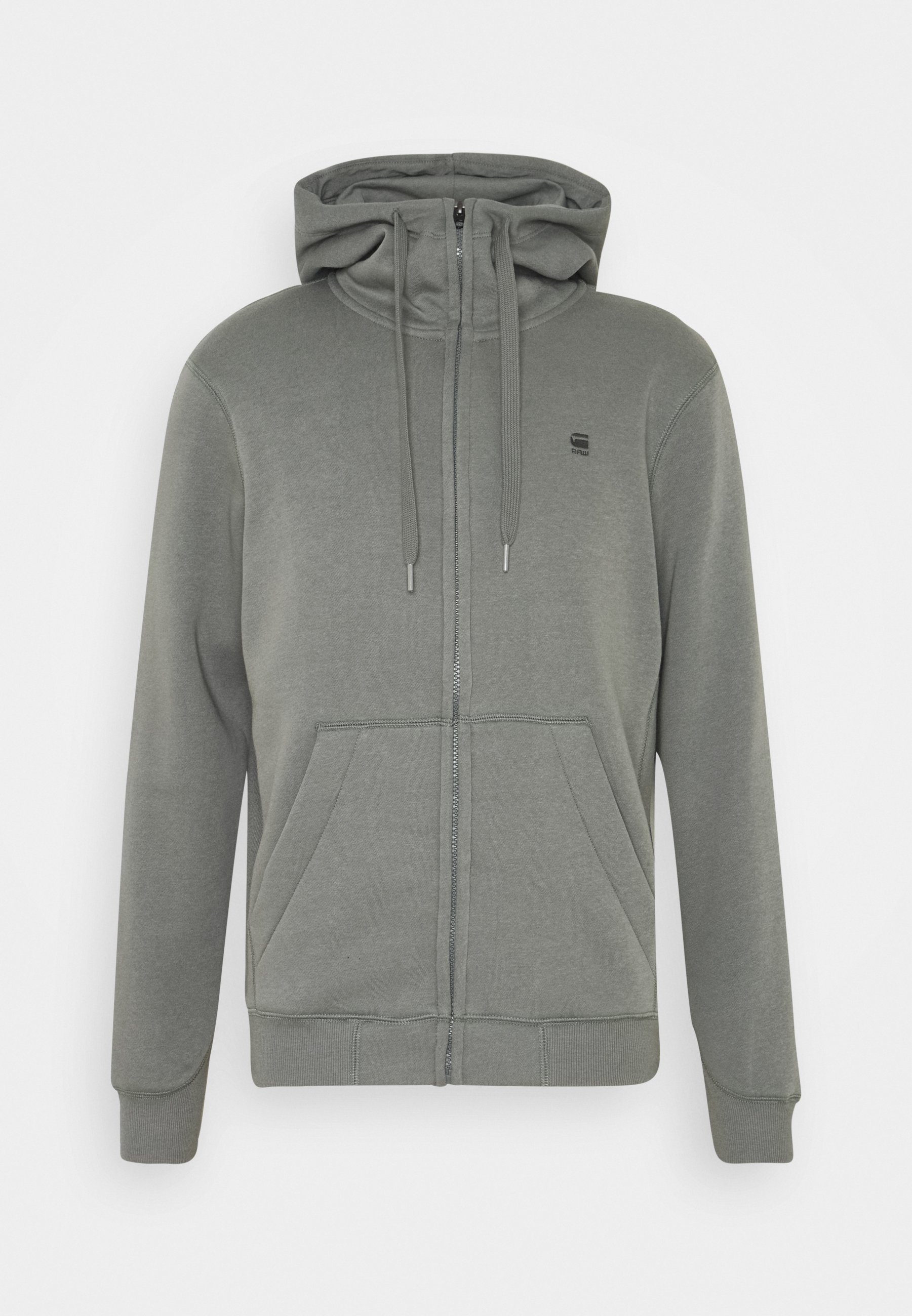 G Star Premium Core Hdd Zip Sw L S Legion Blue Men Hoodie Met Rits Grey Grijs Zalando Nl