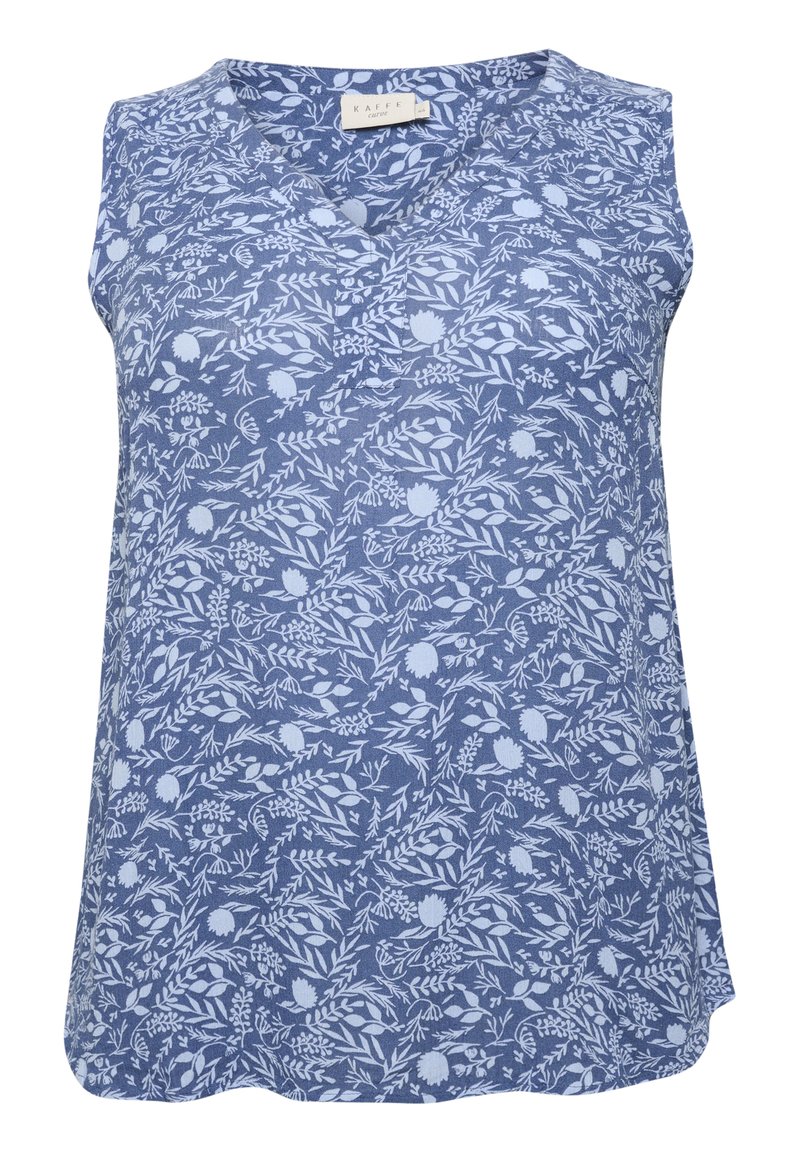 Kaffe Curve Top blauw