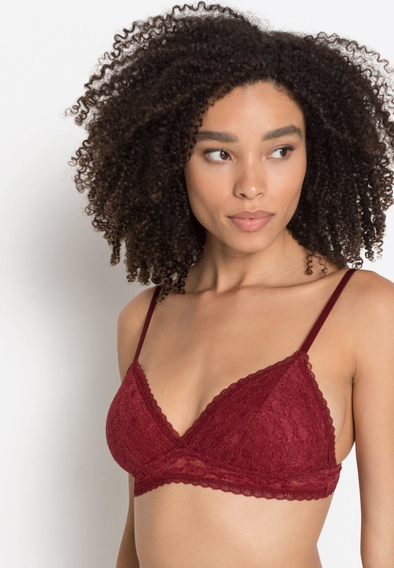 s.Oliver Sujetador push-up - bordeaux