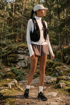 Columbia STEALTH SPRING™ HALF ZIP TEE - Longsleeve - white