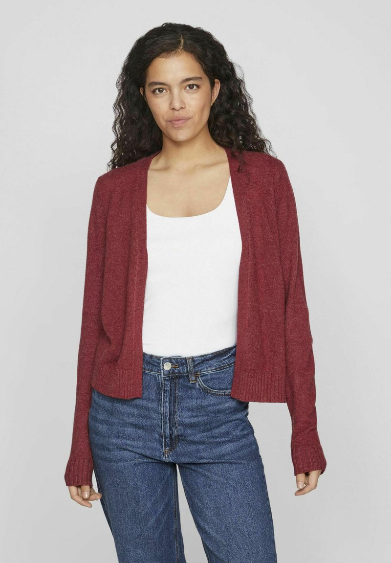 VILA VIRIL-NOOS - Vest - cabernet