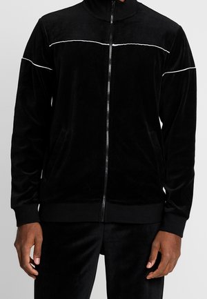 Sudadera con cremallera - black