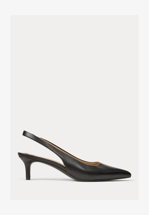 Lauren Ralph Lauren LOLAH II LEATHER SLINGBACK PUMP - Klasične cipele s visokom petom - black