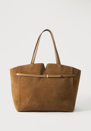 BOSS, REVERS - Tote bag - beige