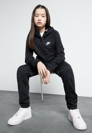 TRACKSUIT POLY UNISEX - Training jacket - black/white