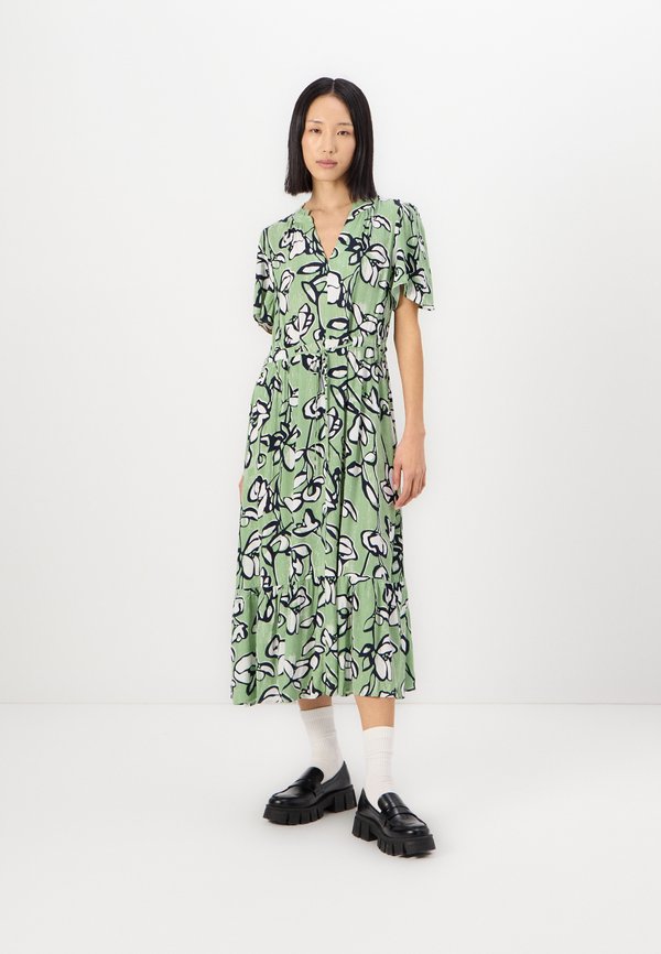 DRESS FEMININE PRINTED - Shirt dress - fresh spring