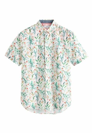 Next FLORAL SHORT SLEEVE REGULAR FIT - Skjorter - white