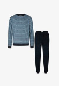 Sélectionné, light blue dark blue striped